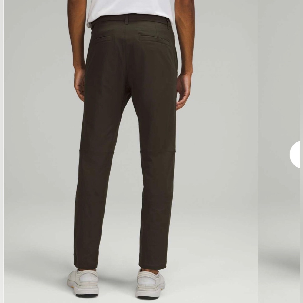 Lululemon Commission Slim-Fit Mens Pant 38 x 27 Warpstreme
Dark Olive - Picture 5 of 9